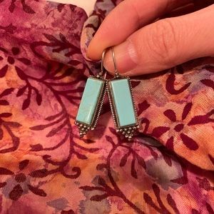 Sterling silver turquoise earrings
